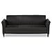Alera RL21LS10B Reception Lounge Furniture, 3-Cushion Sofa, 77w X 31-1/2d X 32h, Black