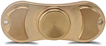 BestDealGift Tri Fidget Hand Spinner Toy, Stress Reducer, Relieves Your ADHD, Anxiety, Boredom and Killing Time, Super Quiet and Long Time Rotating (Gold)