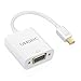 OMorc Mini Displayport (Thunderbolt) to VGA Adapter Converter for Apple MacBook Air/Pro/IMac Surface Book Surface Pro 3/4 ThinkPad X1 - White