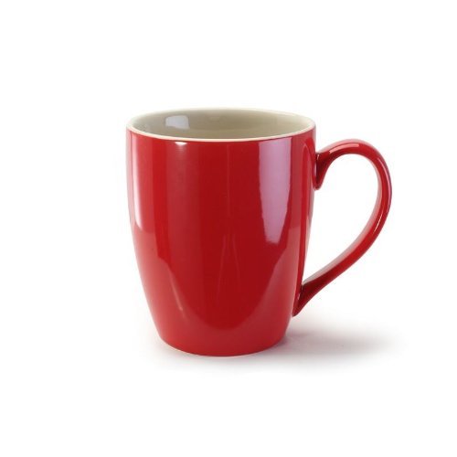 Bia cordon bleu 15 ounce red coffee mugs -set of 4