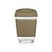 JOCO 12oz Glass Reusable Coffee Cup (Olive)