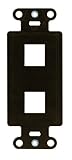 OnQ / Legrand WP3412BR 2Port Decorator Outlet Strap, Brown