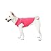 Gooby Fleece Vest Dog Sweater - Pink, Small - Warm Pullover Fleece Dog Jacket with O-Ring Leash for Small to Medium Dogs