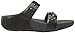 FitFlop Women's Biker Chic Slide Dress Sandal, All Black, 8 M US