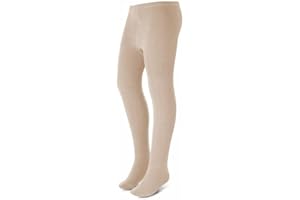 Zubii Basic Girls Tights | Comfy Soft Flat Tights Made from Breathable Cotton | Great for Uniform or Everyday
