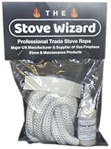 The Stove Wizard White Stove Rope Kit 10mm x 2.5m with 50ml Adhesive view 2