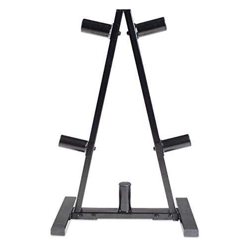 CAP Barbell A Frame Olympic Plate Rack, Dark Gray (Renewed)
