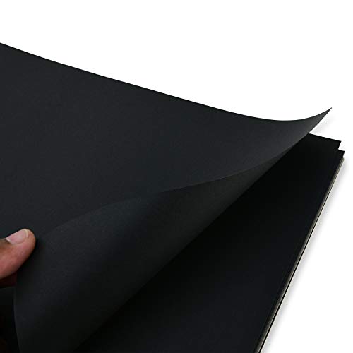 Black Sketch Pad : Book of Crisp Black Perforated Paper on Spiral - 32 Sheets Sketchpad - Thumbnail 3