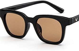 (Send Full Mirror Box) Right zhilong Dress up Jelly Color Sunglasses (Bright Black Tea Tablets