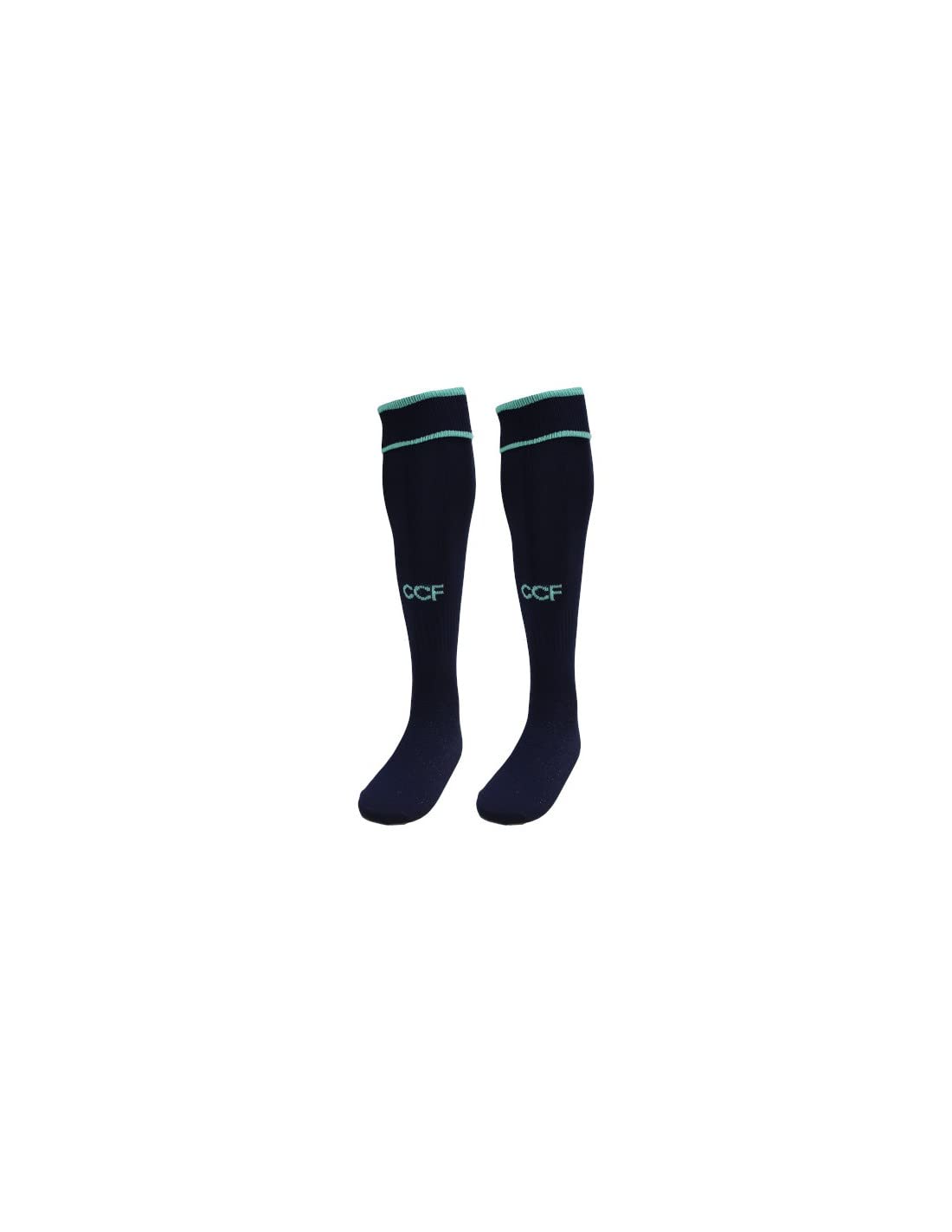 Cadiz C.F Socks,Unisex,Navy Blue and Blue,XL