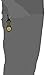 Dakota Watch Company Light Backpacker Clip Watch with Dial Light, Moss