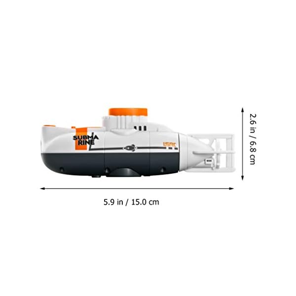 BESPORTBLE 1 Set Fernbedienung Submarine Spielzeug RC Racing Boote Schiff Unter Wasser Spielzeug Simulierte Submarine… – Bild 4