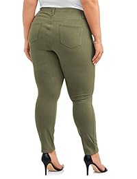 Jegging- Bay Leaf para dama, tamaño grande, súper suave, 2 x (20 W-22 W), color verde