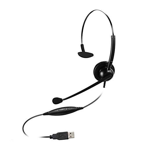 Single Ear Lightweight Voip Headset for 