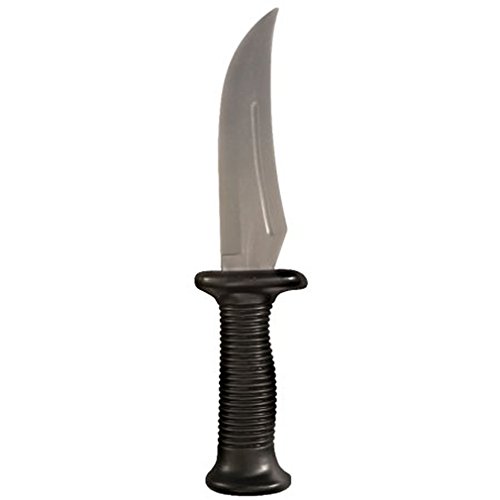 Novelty Rubber Hunting Bowie Knife Cleaver Prop Silver Pricepulse