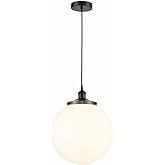 Beacon - 1 Light Cord Hung Mini Pendant in Modern Style-17.63 Inches Tall and 13.75 Inches Wide-Matte Black Finish-Matte