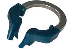 SKATTOOTH Dental Sectional Matrix System, Autoclavable Sectional Contoured Matrix Bands, Nickel Titanium Clamp Ring Resin Holder Clip Ring (1Pcs Dark Green Ring)