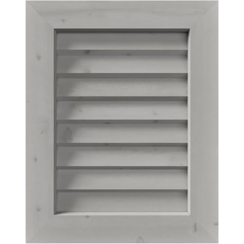 Ekena Millwork GVWVE26X1402SDPWR Primed, Decorative, Smooth Western Red Cedar 2…