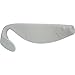 Blue Water Candy - Rock Fish Candy 9-Inch Shad Bodies, 12 Pack (White)