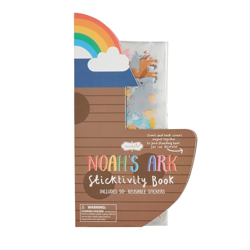 Mud Pie Brown Noahs Ark Sticker Book