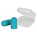 Flents Protechs Reusable Super Sleep Ear Plugs, Ideal For Loud Noise, Reduces Pressure And Background Noise, 10 Pairs With Travel Size Case, Easy Use With Comfort Fit, NRR 29, Teal, Made In The USA