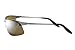 Eagle Eyes Pro-Master Gs-2 Gunmetal Polarized Wrap Sunglasses, 65 mm