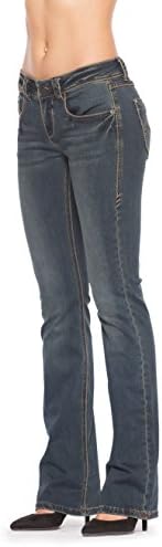 Rubberband Stretch Women's Bootcut Jeans (Pixie/Onyx) - Size 27 (5/6)