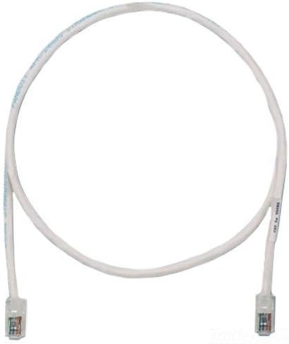 Panduit UTPCH1Y Category-5E 8-Conductor Non-Booted Patch Cord, 1-Feet, Off White by Graybar