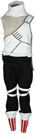Mtxc Men's Naruto Cosplay Costume Killer Bee 1st Size Small White