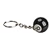 Sky Fish Key Ring Billiards Keychain Magic 8 Keyring Ball Charm Keyring Novelty Gift Toy Cute creative and use of a wide range 25MM No.8 black 2pcs