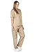NATURAL UNIFORMS Women's Scrub Set Medical Scrub Top and Pants, XX-Large, Khaki