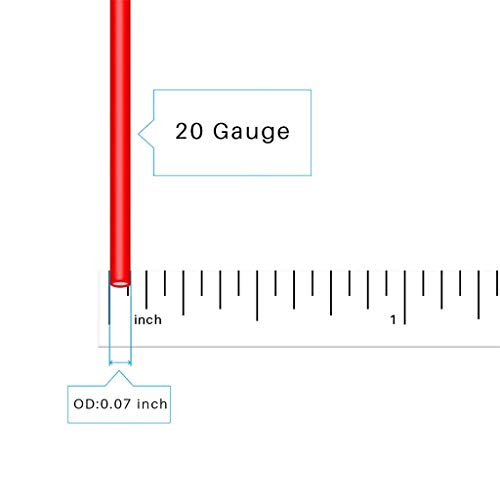 BNTECHGO Silikonkabel 20 AWG – 50 Fuß, Extrem Flexibel, Hitzebeständig Bis 200°C, Für Modelle & Elektronik
