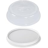 Nordic Ware Microwave 2-Sided Round Bacon and Meat Grill and 10-Inch Spatter Cover