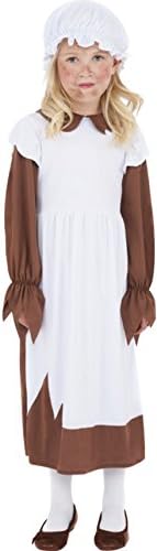 Girl's Victorian Era Poor English Peasant Orphan Girl Dress Costume Large 10-12