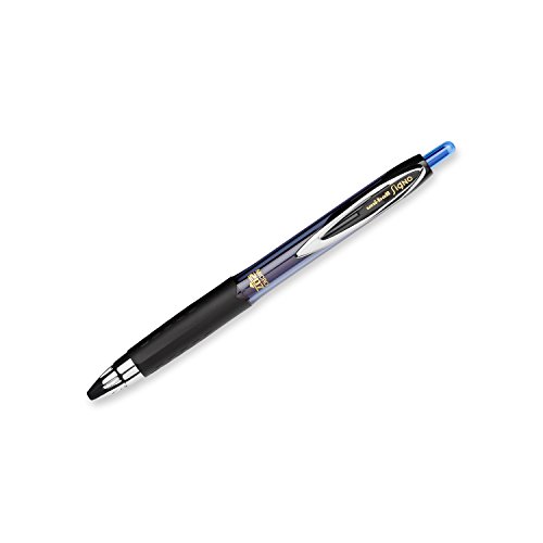 uniball 207 Retractable Gel Pens, Micro Point (0.5mm), Blue, Import