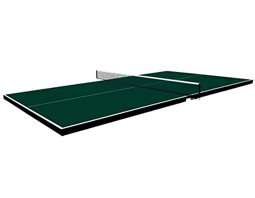 Martin Kilpatrick Pool Conversion Table Tennis Top - 3 Year Warranty - Net Set - Foam Pads - Protection Rails - 2 Locking Halves