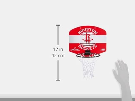 Spalding NBA Miniboard Houston Rockets 77-663Z Minicanasta, Unisex ...
