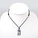 Chuvora Millefiori Murano Glass Multi-Colored Rectangular Square Pendant 33 mm Adjustable Necklace 15”-30”