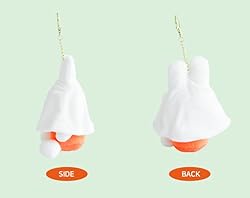 MSGlobal Cute Plush Keychain with Fun Ghost Cape
