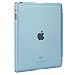 Besdata Magnetic Smart Cover with Translucent Back Case for Apple iPad 2 / iPad 3 / iPad 4 (iPad with Retina Display) Bundle with Screen Protector, Cleaning Cloth & Stylus (Sky Blue)