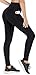 Heathyoga Yoga Leggings with Pockets for Women, Tummy Control Women’s High Waist Yoga Pants with Pockets Workout Yoga Pants Blackthumb 1