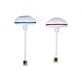 YKS 5.8GHz Circular Polarized Mushroom Antenna RP-SMA Female Plug RX/TX Set for RC 5.8G Transmitter and Receiver (Straight inner hole)