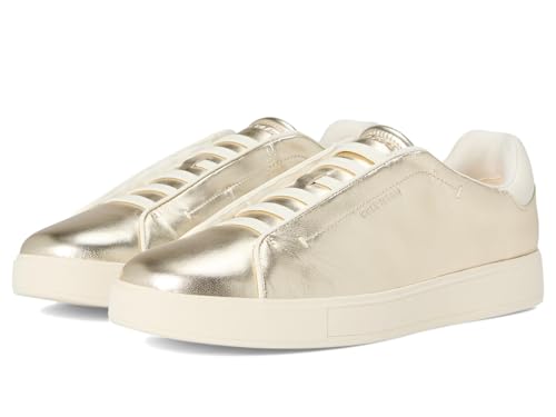Cole Haan Women's Grandpro Luxe Slip-On Sneakers, Soft Gold Metallic/Ivory, 5-B…