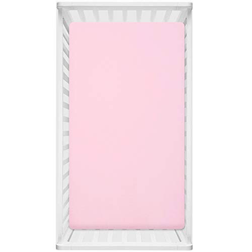 image for TILLYOU Luxury Microfleece Crib Sheet Warm, Ultra Soft Plush Toddler B