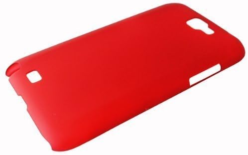 Avcibase Fishbone Shape 4260344980741 Frost Crystal Bumper Hard Protective Case for Samsung Galaxy Note 2 N7100 Red