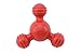 BITE: Tri-Ball ; Floating Pool Toys for Dogs – Durable Rubber Water Toy (Size: Medium Dog Toys) (Color: Red)