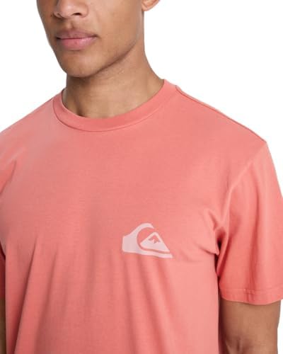 - Camiseta de Manga Corta con Logotipo de SS para Hombre, Color Rosa