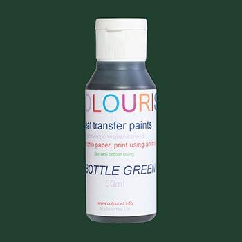 Colourist : Heat Transfer Paint : 50ml : Series 2 : Bottle Green