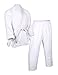 FitsT4 Karate Uniform with Belt 7.5oz Elastic Drawstring Lightweight Martial Arts for Adults & Kids White,000-5
