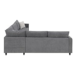 ERYE L-Shaped Corner Symmetrical Sectional Sofa